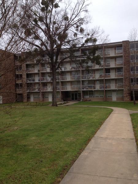 60 apartments are located at this 5 story high-rise apartment complex designated for the elderly and disabled.