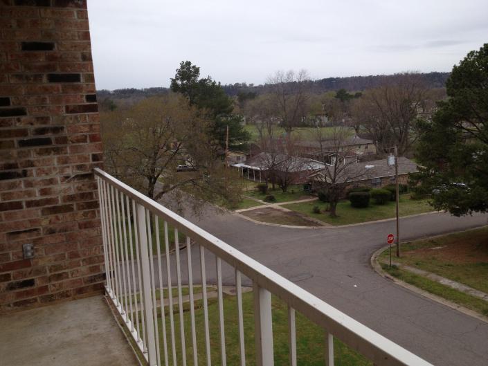 Each apartment has a private balcony with a beautiful view of the surrounding neighborhoods.