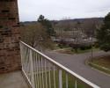 Each apartment has a private balcony with a beautiful view of the surrounding neighborhoods.